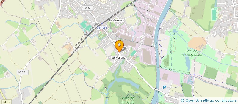 localisation de l'entreprise DUB IMMO  SANTES