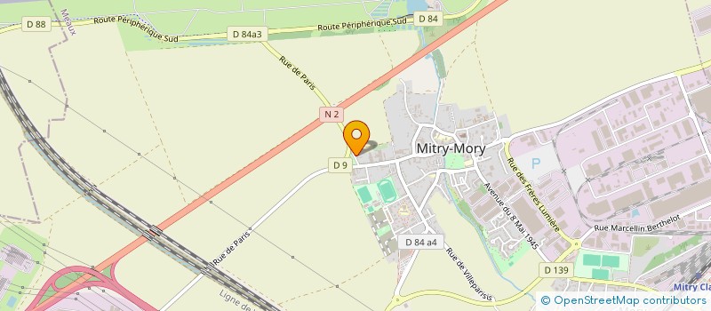 localisation de l'entreprise DUB INVEST  MITRY-MORY