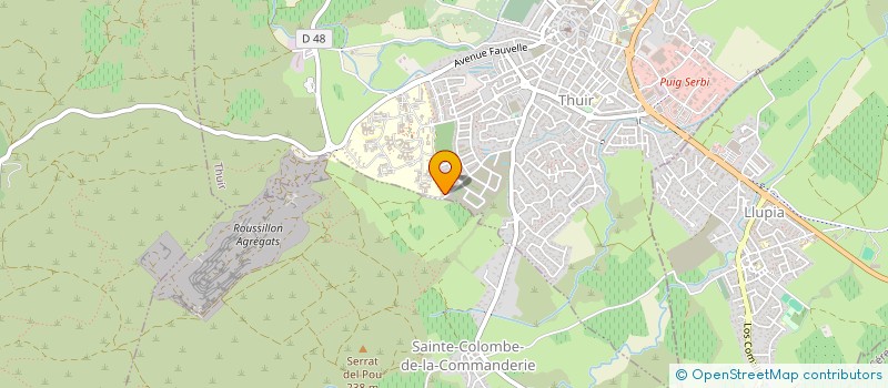 localisation de l'entreprise DUB'S&CO  THUIR