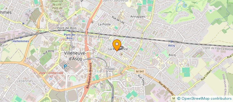 localisation de l'entreprise DUB'S DRINKS DIFFUSION  VILLENEUVE-D'ASCQ
