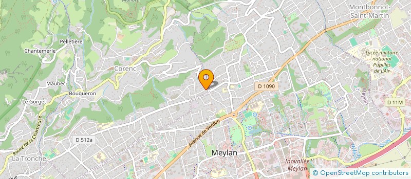 localisation de l'entreprise DUB'S FAMILY  CORENC