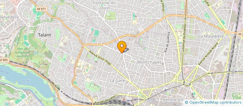 localisation de l'entreprise DUB SHILOM  DIJON