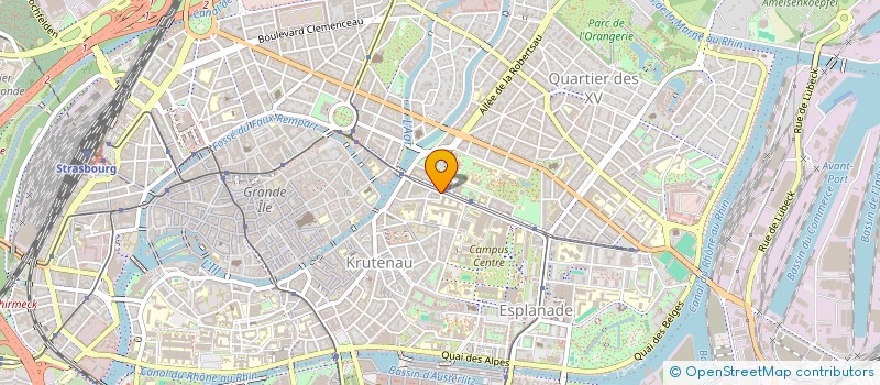 localisation de l'entreprise DUBA à STRASBOURG