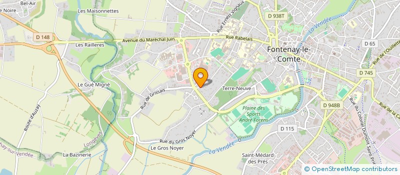 localisation de l'entreprise DUBAI 01  FONTENAY-LE-COMTE