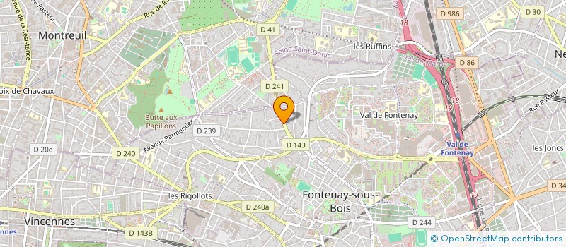 localisation de l'entreprise DUBAI BAT à FONTENAY-SOUS-BOIS