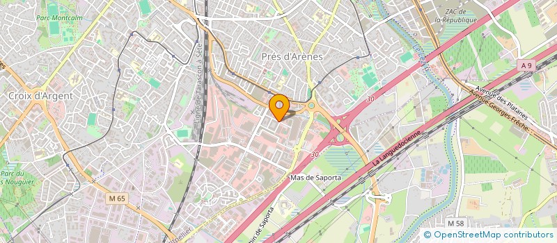 localisation de l'entreprise DUBAI CLUB à MONTPELLIER