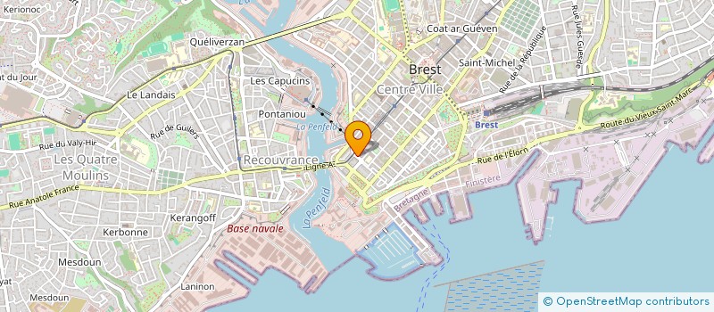 localisation de l'entreprise DUBAI COIFFURE à BREST