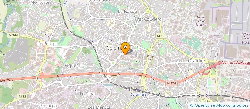 localisation de l'entreprise DUBAI EAT  COLOMIERS