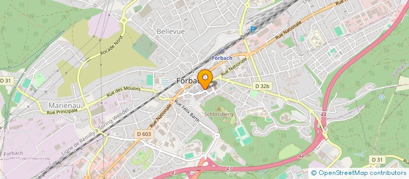 localisation de l'entreprise DUBAI HAIRSTYLE  FORBACH