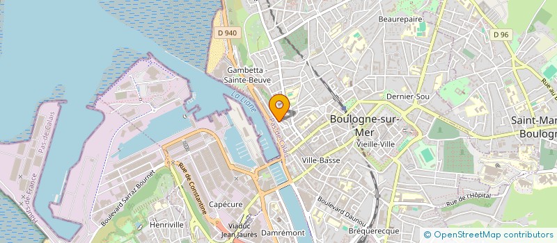 localisation de l'entreprise DUBAI II à BOULOGNE-SUR-MER