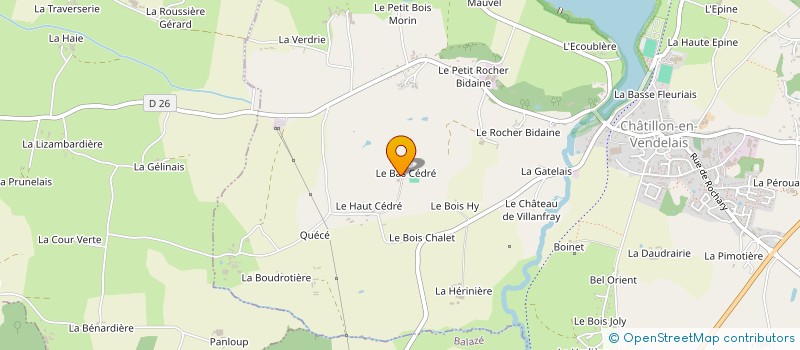 localisation de l'entreprise DUBAI PROJECTS  CHATILLON-EN-VENDELAIS