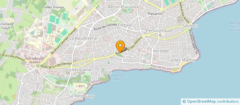 localisation de l'entreprise DUBAIL - VALERO  SAINT-NAZAIRE