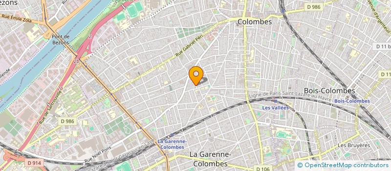 localisation de l'entreprise DUBAL à COLOMBES