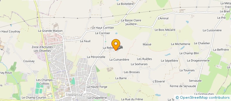 localisation de l'entreprise DUBAMS  MELESSE