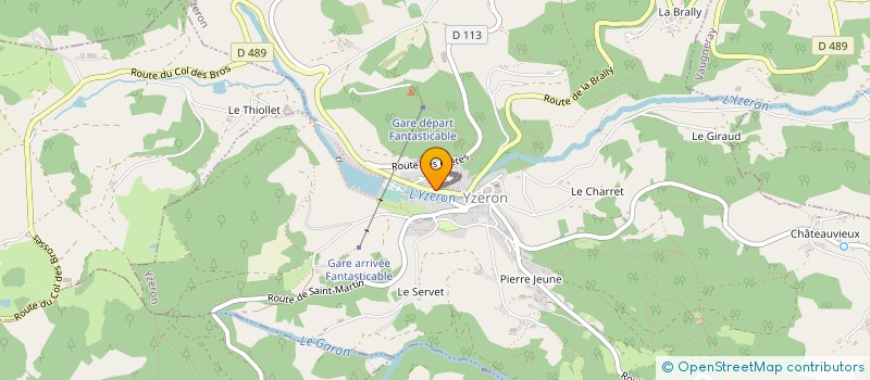 localisation de l'entreprise DUBANCHET  YZERON