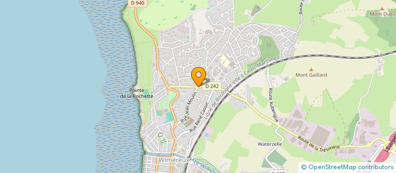 localisation de l'entreprise DUBANON à WIMEREUX