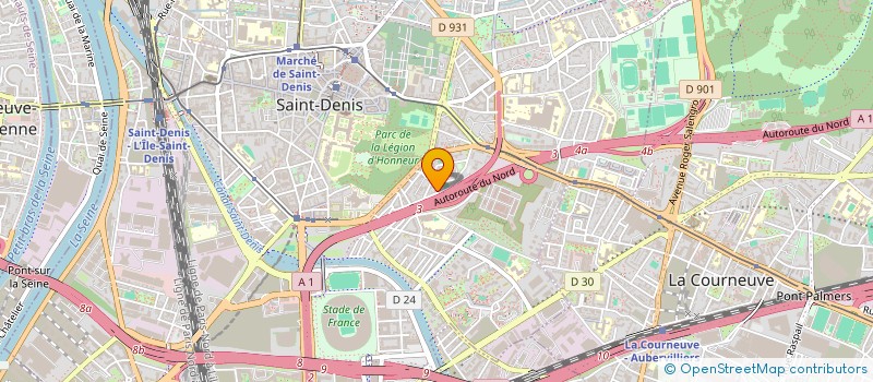 localisation de l'entreprise DUBAR DU FRONT à SAINT-DENIS