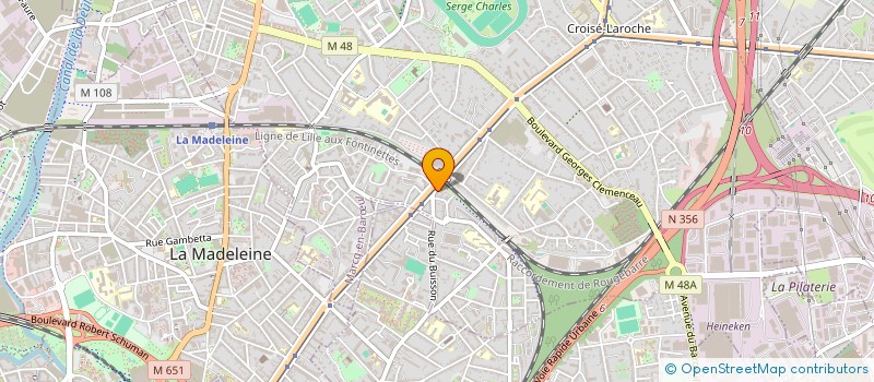 localisation de l'entreprise DUBAR INVEST à MARCQ-EN-BARŒUL