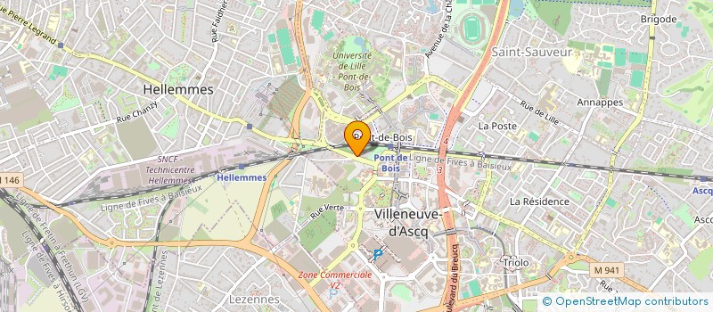 localisation de l'entreprise DUBAR PETITPREZ INDIVISION à VILLENEUVE-D'ASCQ