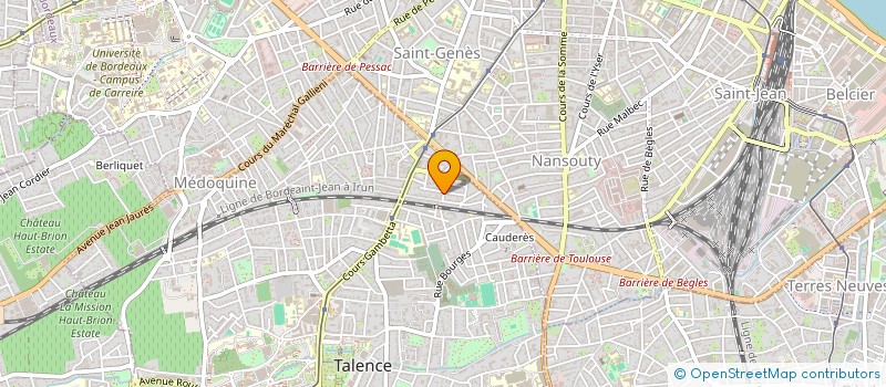 localisation de l'entreprise DUBARI  TALENCE