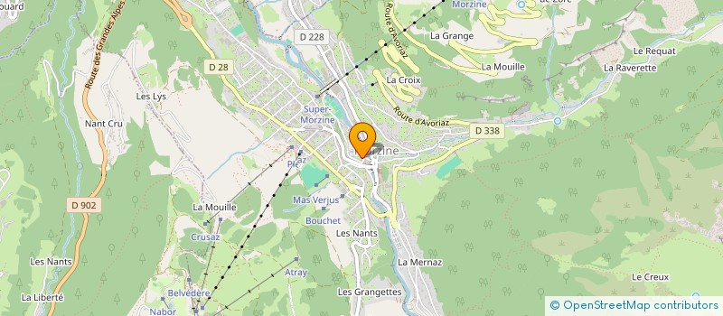 localisation de l'entreprise DUBARRY à MORZINE