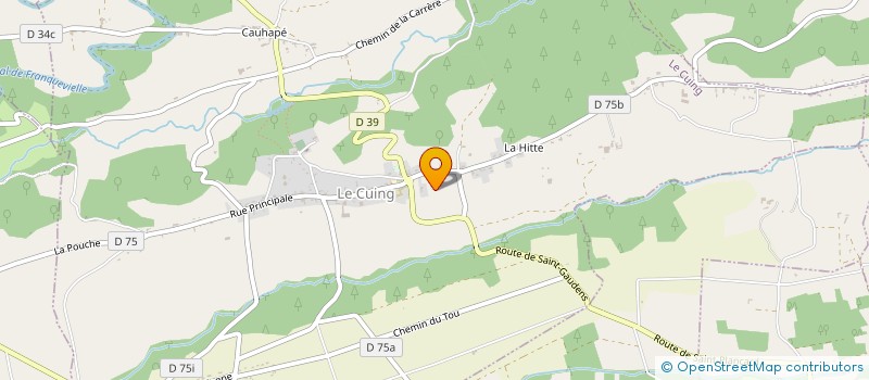 localisation de l'entreprise DUBARRY ENERGIE  LE CUING