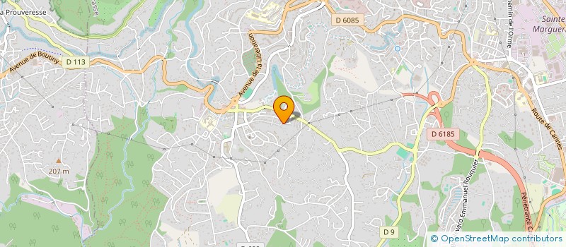 localisation de l'entreprise DUBART ELECRICITE à GRASSE