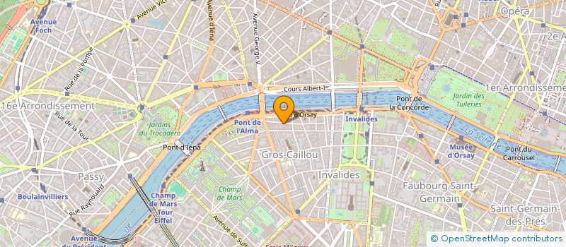 localisation de l'entreprise DUBARY JEAN-PIERRE à PARIS