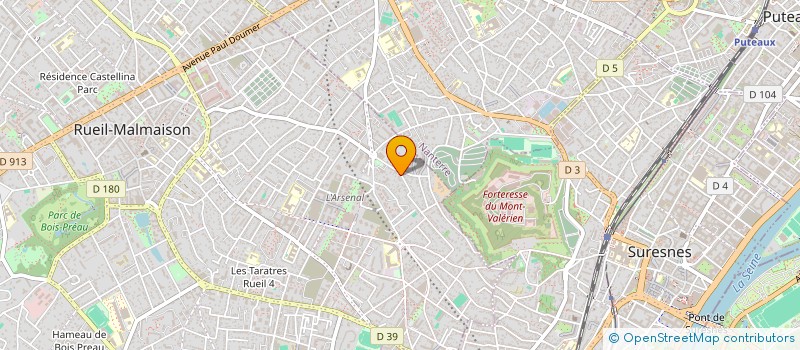localisation de l'entreprise DUBBAR à RUEIL-MALMAISON