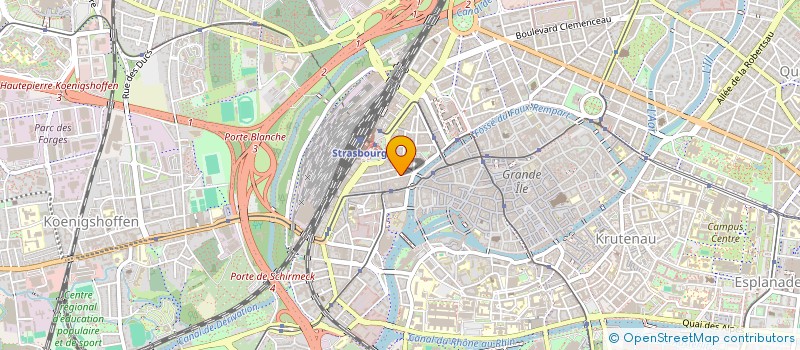 localisation de l'entreprise DUBBLE U à STRASBOURG