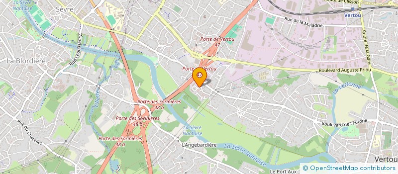 localisation de l'entreprise DUBBLEU AGENCY à VERTOU