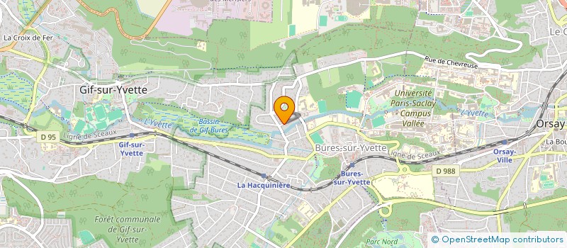 localisation de l'entreprise DUBCOR  BURES-SUR-YVETTE