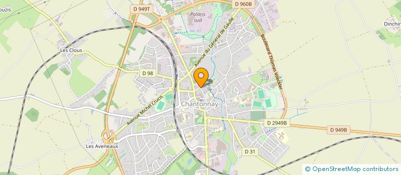 localisation de l'entreprise DUBDEV à CHANTONNAY