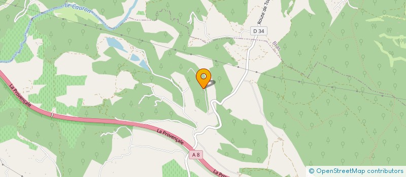 localisation de l'entreprise DUBE TABAC  TOURVES