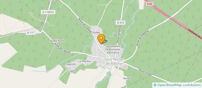 localisation de l'entreprise DUBEAU  GUILLOS