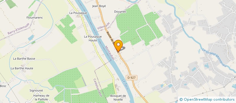 localisation de l'entreprise DUBEAU - ALZAGA  MONTAUBAN