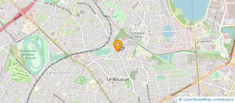 localisation de l'entreprise DUBERNET à LE BOUSCAT