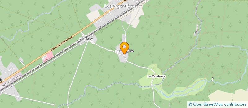 localisation de l'entreprise DUBERNET à BIGANOS