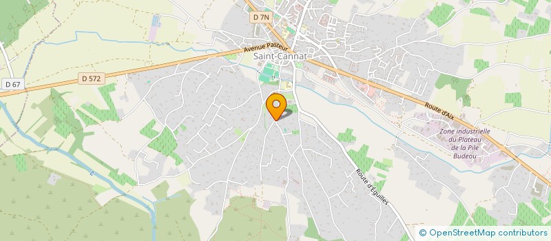 localisation de l'entreprise DUBEROLI  SAINT-CANNAT