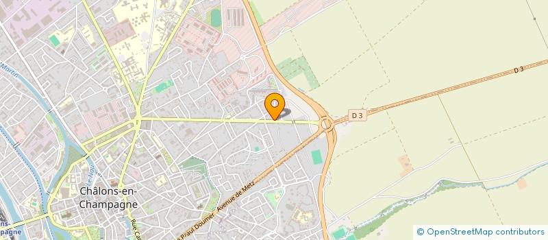 localisation de l'entreprise DUBERT à CHALONS-EN-CHAMPAGNE