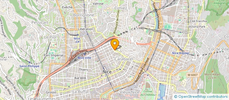 localisation de l'entreprise DUBERTRAND 52  NICE