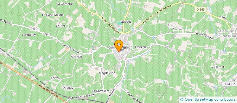 localisation de l'entreprise DUBES GESTION CONSEILS VINS à SAINT-ETIENNE-DE-LISSE