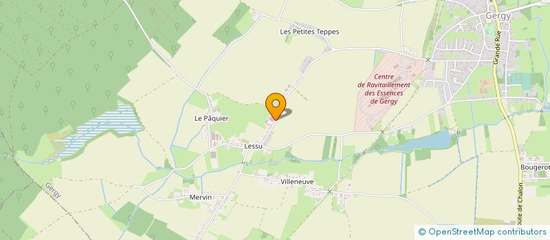 localisation de l'entreprise DUBIEF DENIS ET CHRISTINE  GERGY