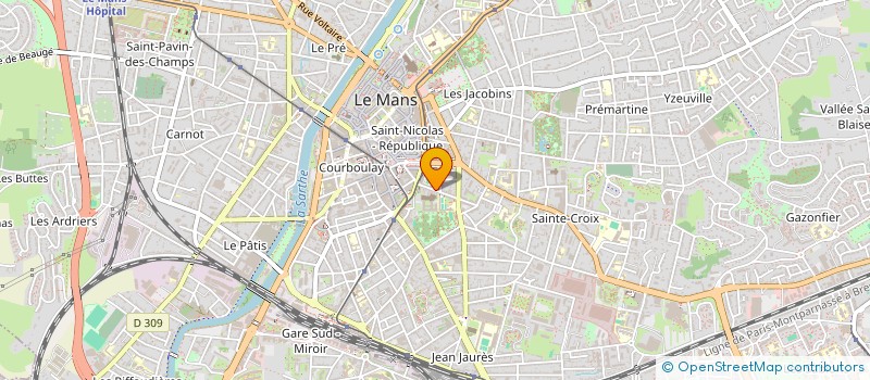 localisation de l'entreprise DUBIX à LE MANS