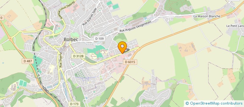 localisation de l'entreprise DUBLAC  BOLBEC