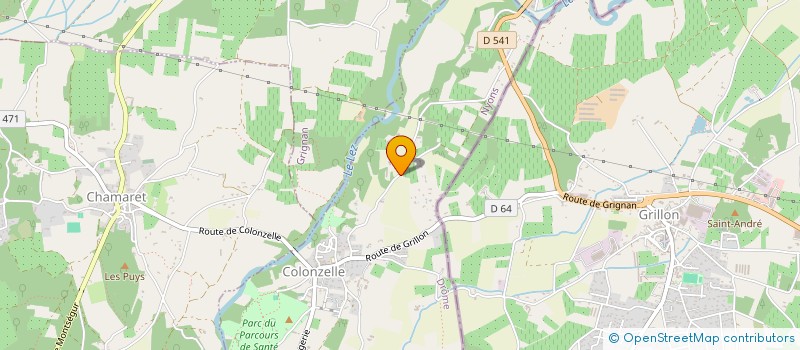 localisation de l'entreprise DUBLAN 33  COLONZELLE