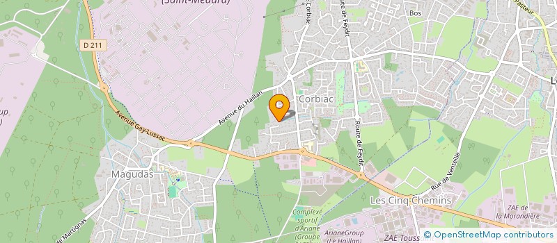 localisation de l'entreprise DUBO ENTERPRISE  SAINT-MEDARD-EN-JALLES