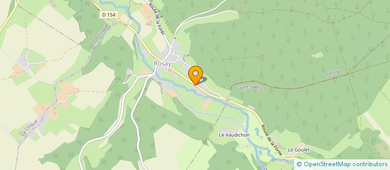 localisation de l'entreprise DUBO GL  ROSAY