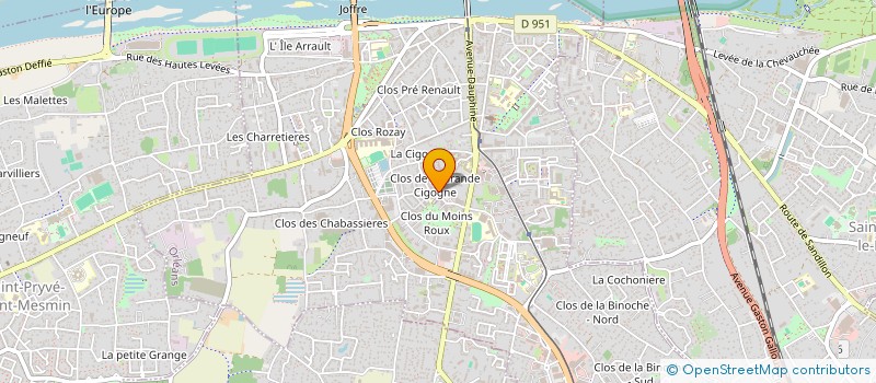 localisation de l'entreprise DUBO-LENAIN SARL à ORLEANS
