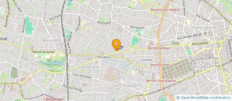 localisation de l'entreprise DUBOGAUSS  BORDEAUX